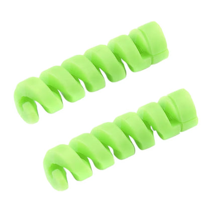 1Pc / 2Pcs Cable Protector Bobbin Winder Data Line Case Rope Protection Spring Twine for Iphone Android USB Earphone Cover